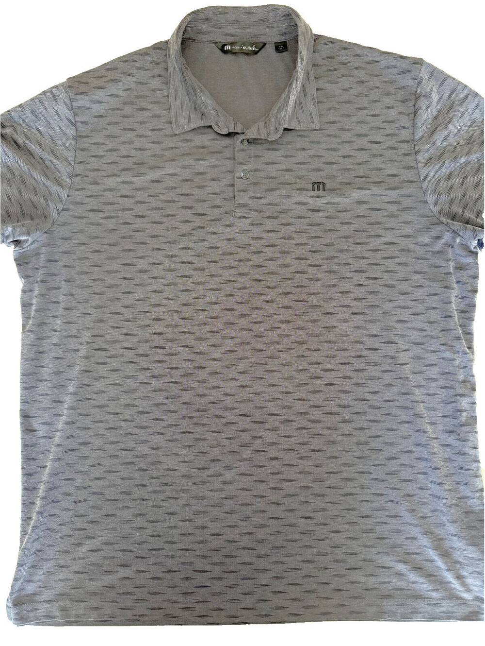 Travis Matthew Men's Short Sleeve Performance Polo 2XL/XXL Charcoal Gray